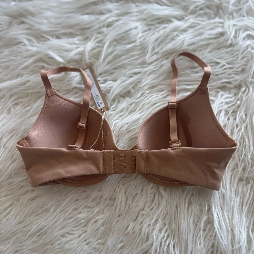 Skims Fits Everybody T-shirt Bra Ochre Size 30C - Picture 5 of 7